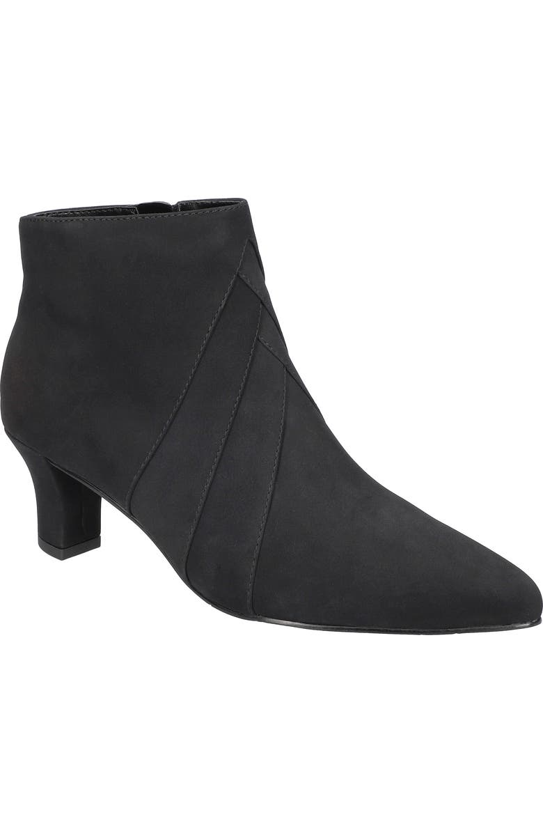 EASY STREET Falcon Pointed Toe Bootie, Main, color, Black Lamy