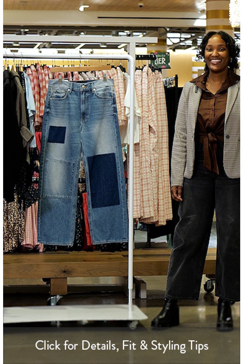 Dylan Patchwork Straight Leg Jeans video