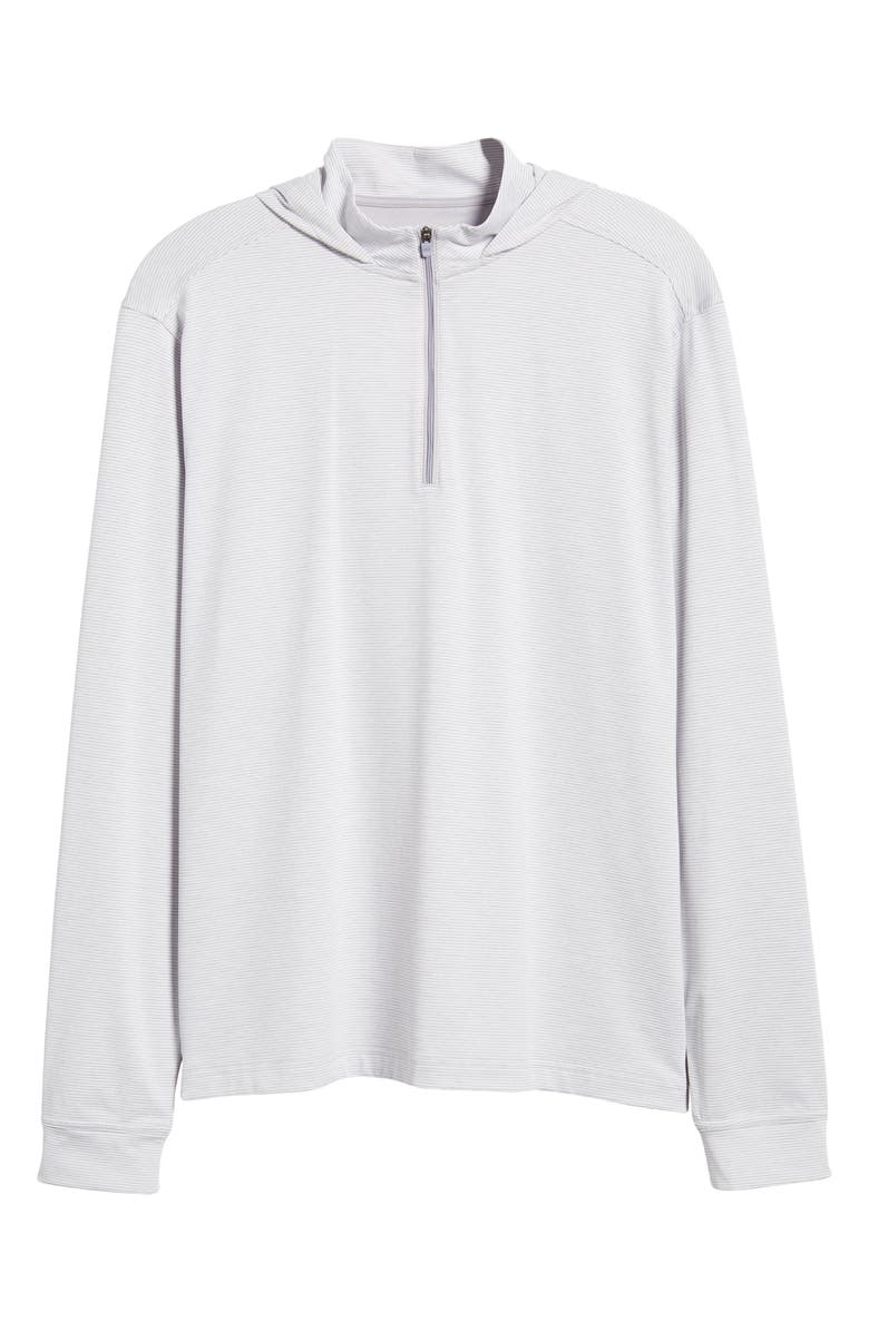 johnnie-O Hybrid Performance Quarter Zip Hoodie, Alternate, color, 
