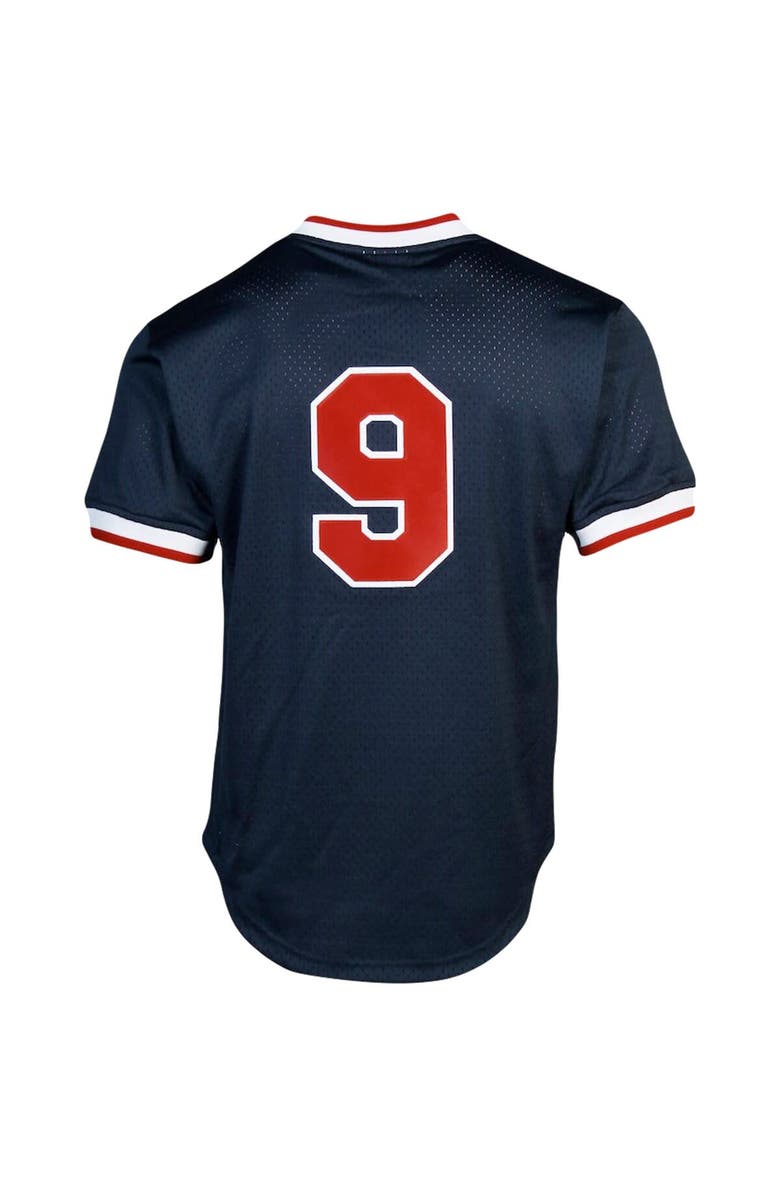 Mitchell & Ness Men's Mitchell & Ness Ted Williams Navy Boston Red Sox Cooperstown Collection Big & Tall Mesh Batting Practice Jersey, Alternate, color, Navy