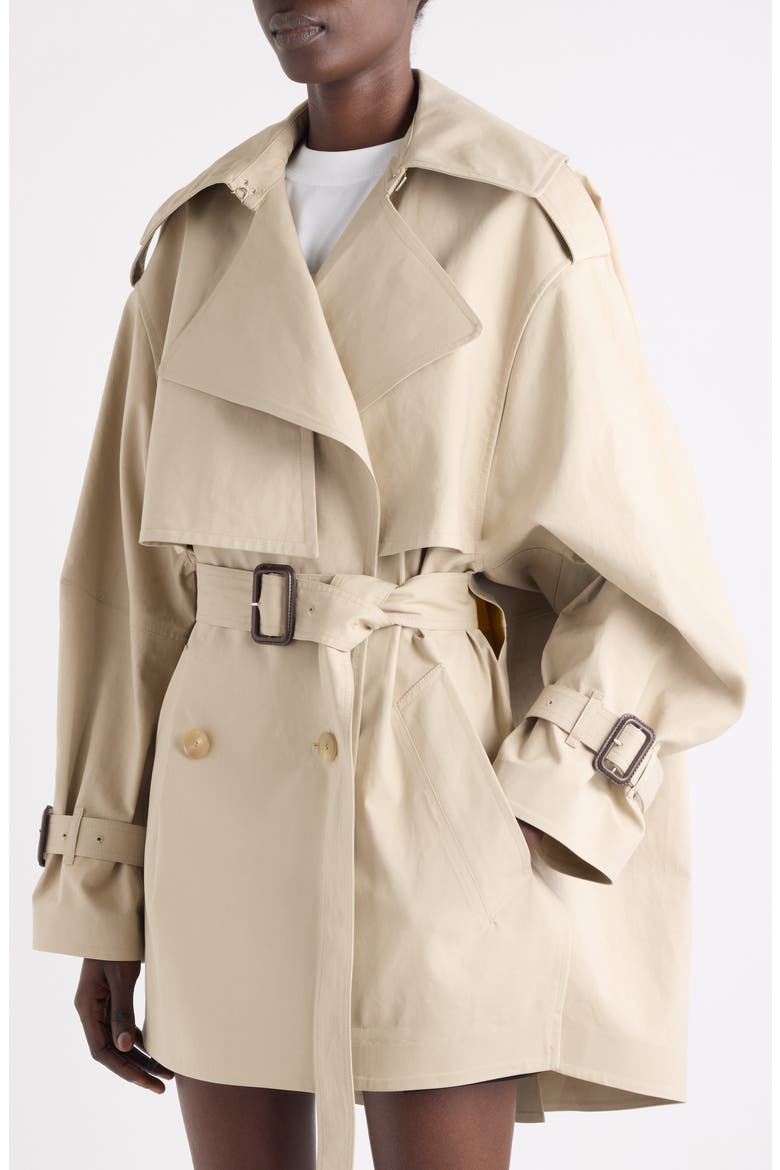 Short Cocoon Trench Coat (Women) | Nordstrom