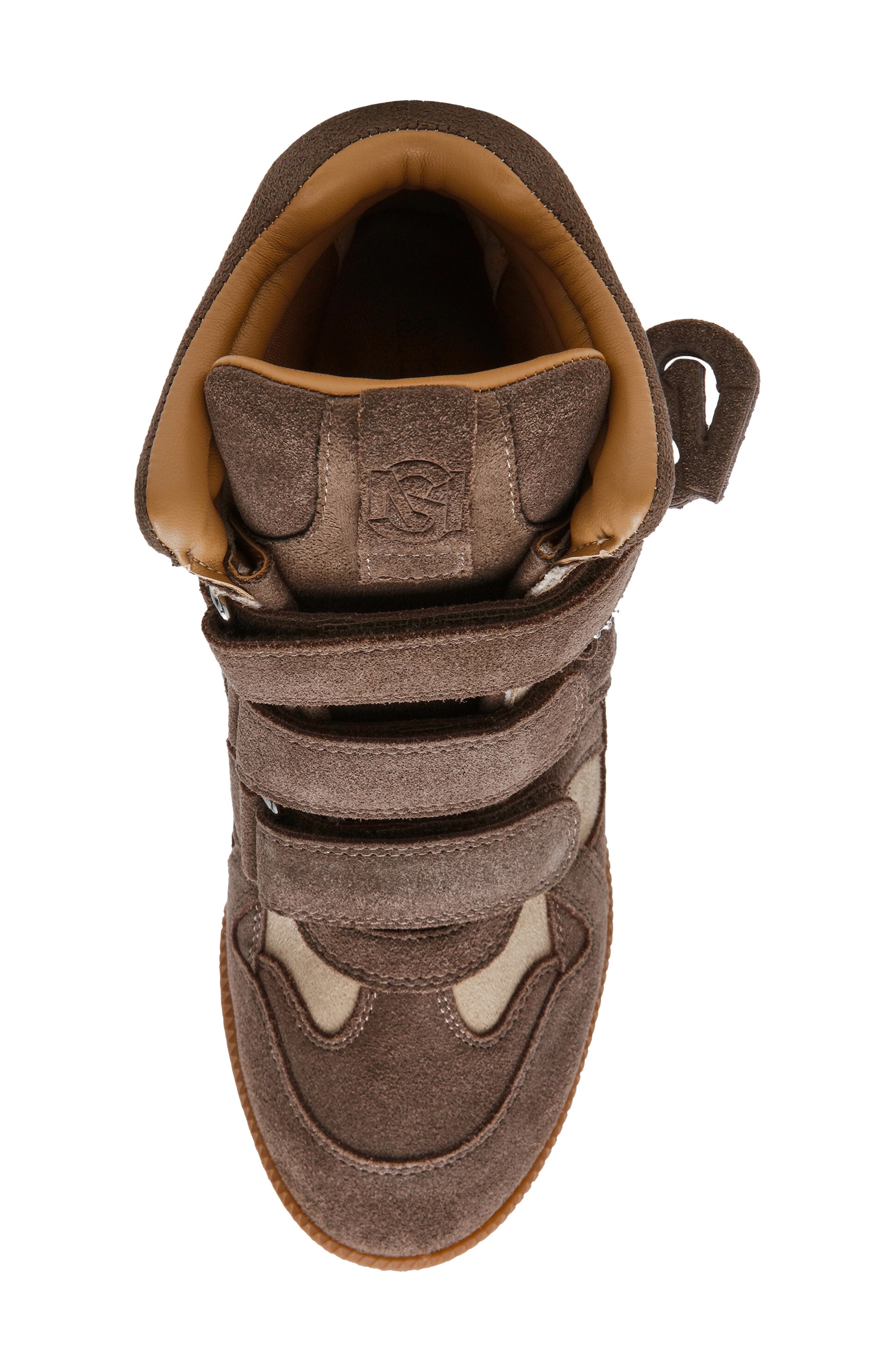 Steve Madden Mavis Wedge High Top Sneaker, Alternate, color, 