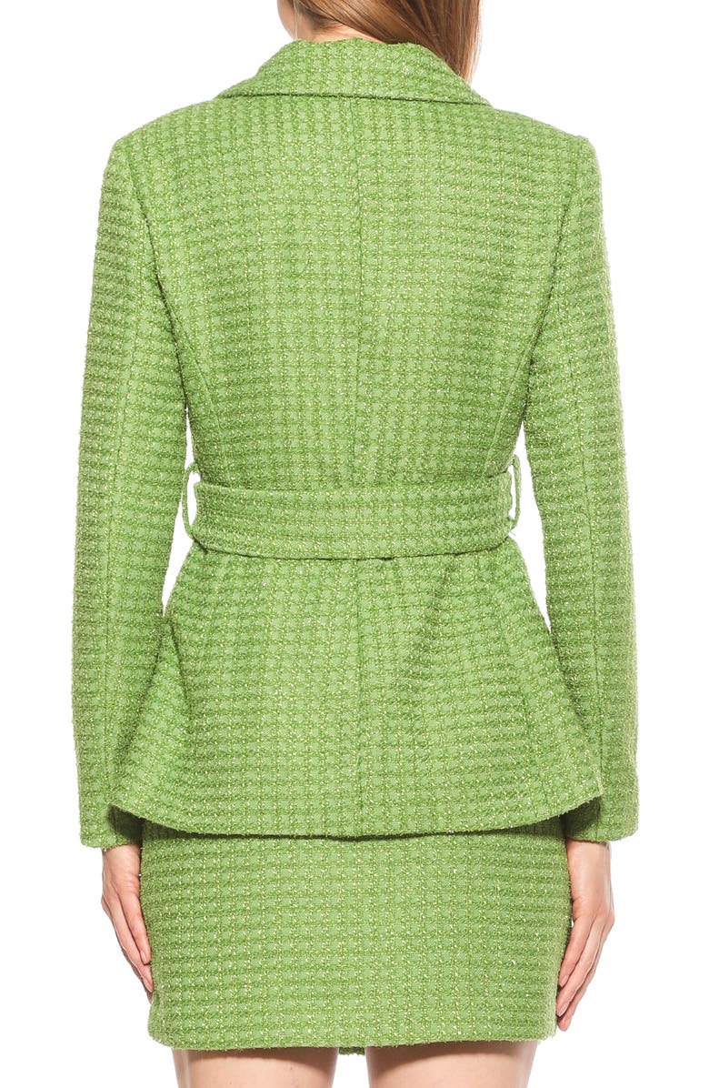 Olya Plaid Belted Blazer