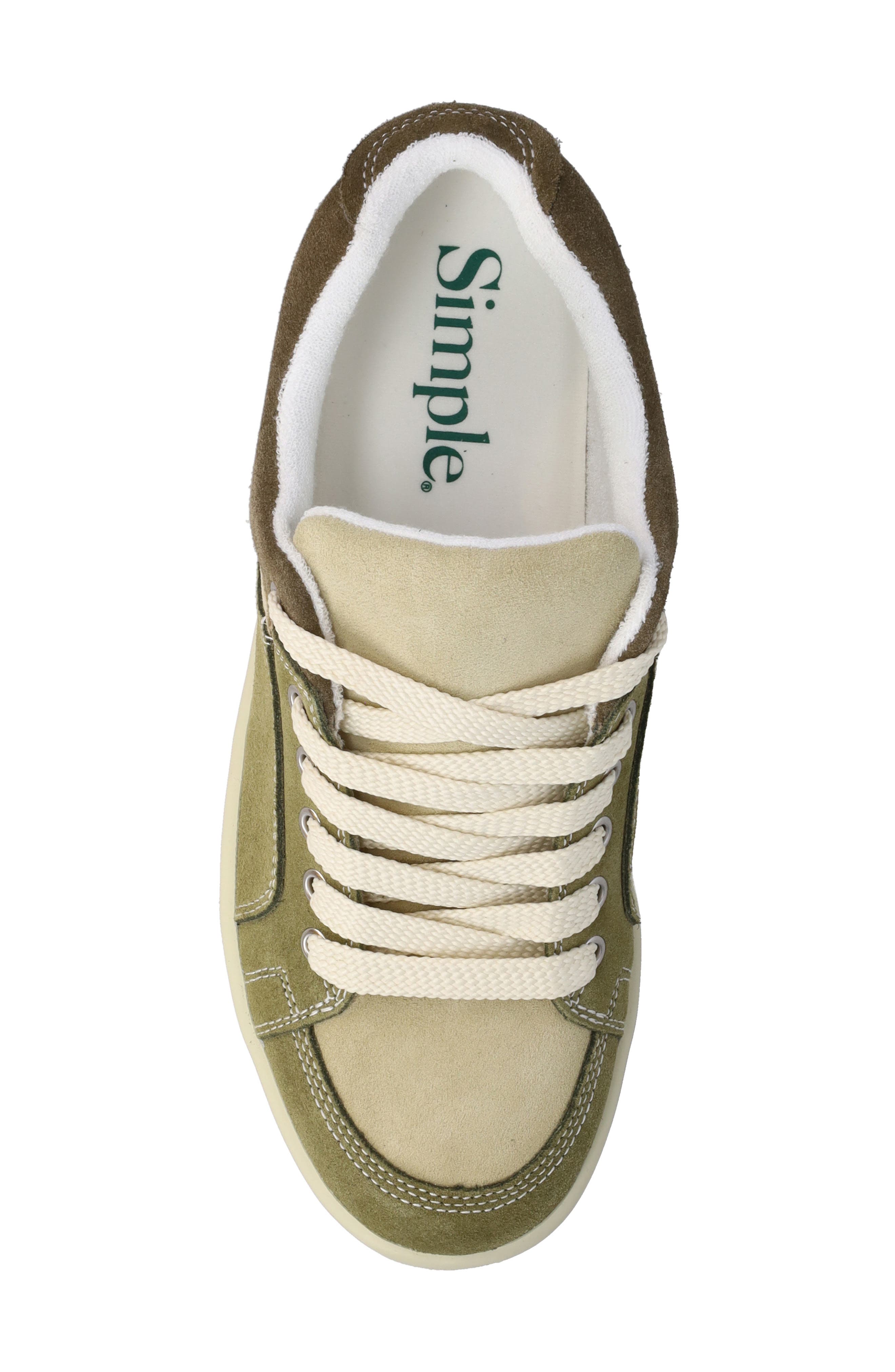 Patchwork Low Top Sneaker, Alternate, color, OLIVE