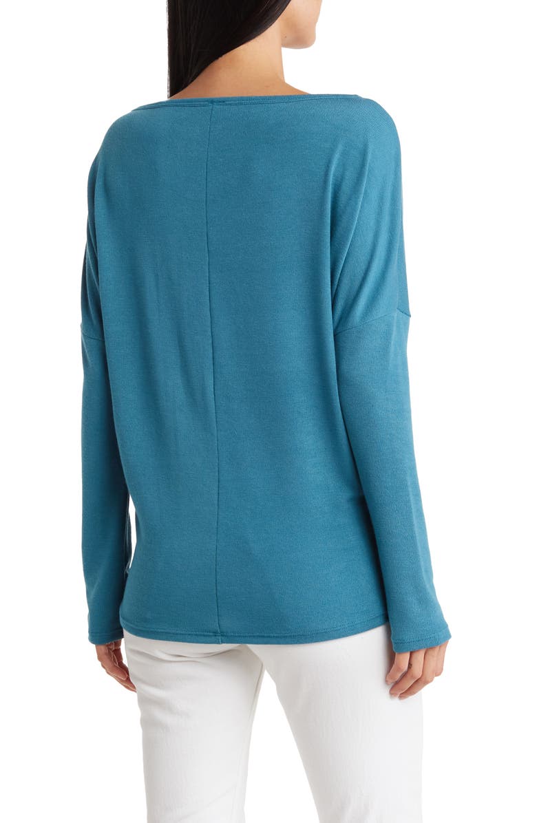 GO COUTURE Boatneck Dolman Sleeve Sweater, Alternate, color, Skydiver