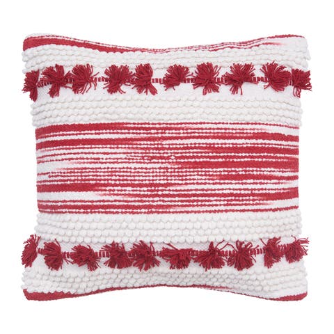 Oriana Tufted Textured Cotton Decorative Throw Pillow