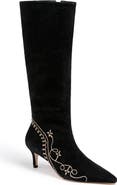 Cinq à Sept Casey Embroidered Tall Boot