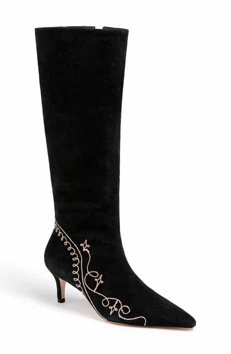 Cinq à Sept Casey Embroidered Tall Boot