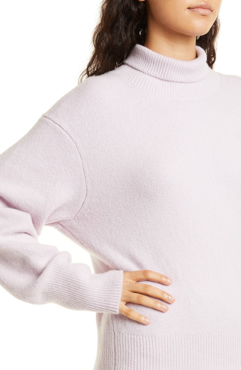 Vince Wool Blend Turtleneck Sweater, Alternate, color, Pale Rose