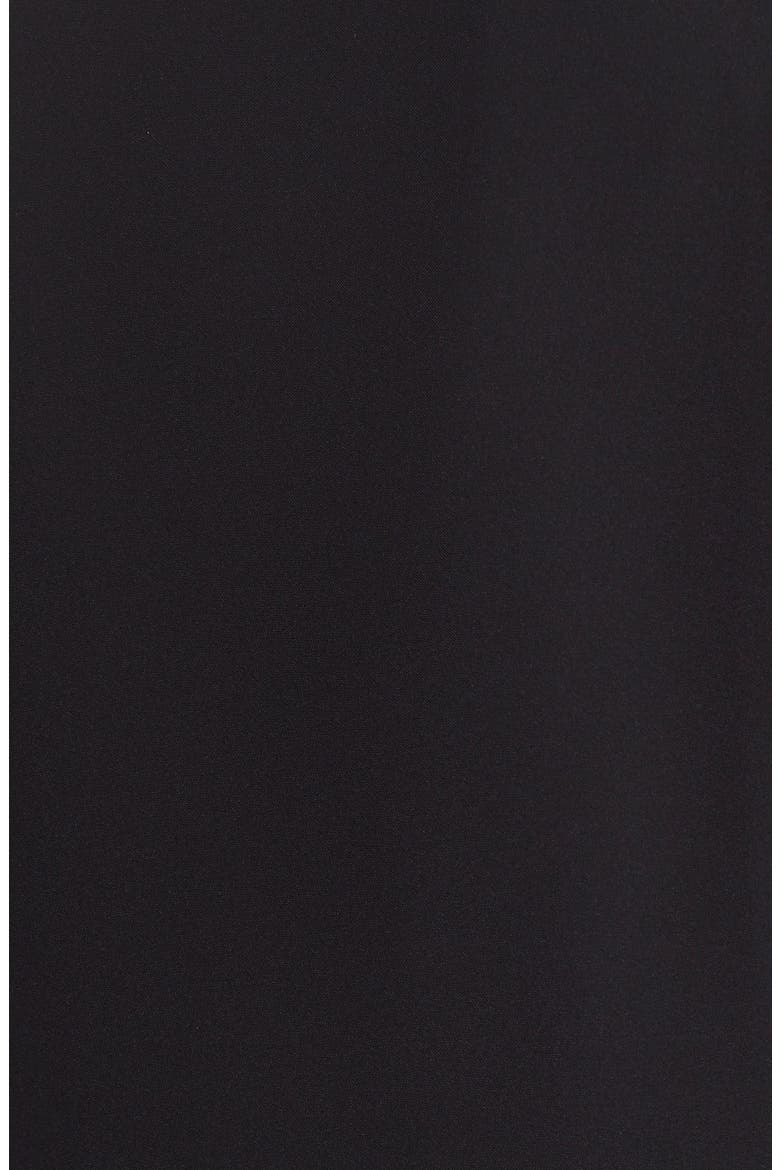 Crepe Cape Jacket, Alternate, color, BLACK