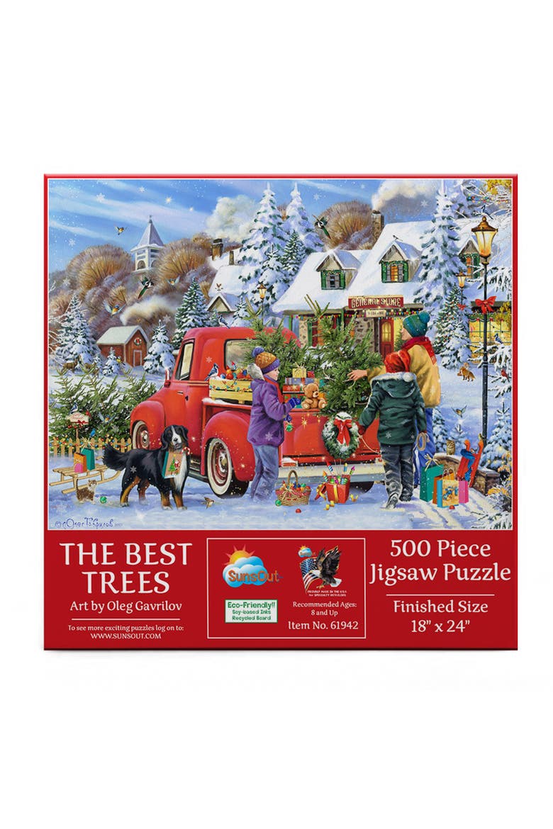 The Best Trees 500 piece Jigsaw Puzzle for Adults, Alternate, color, Multicolor