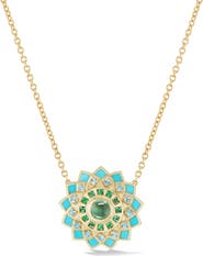 Orly Marcel Mini Temple Inlay Mandala Necklace