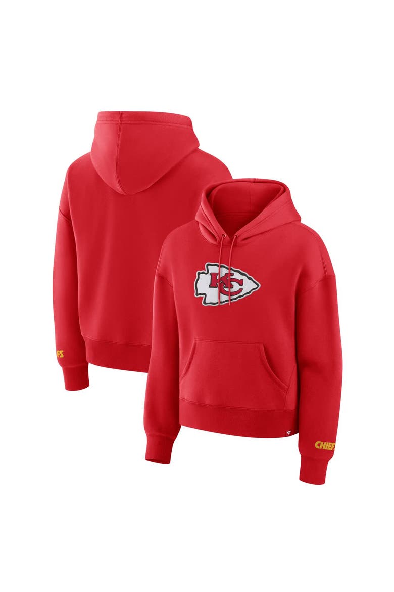 Women's Fanatics Red Kansas City Chiefs Legacy Fleece Pullover Hoodie, Alternate, color, Red