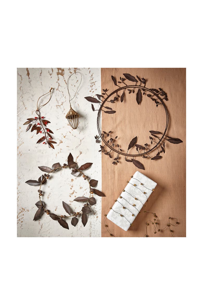 Weathered Willow Leaves and Berries Tree Ornaments Multicolor, Alternate, color, Multicolored