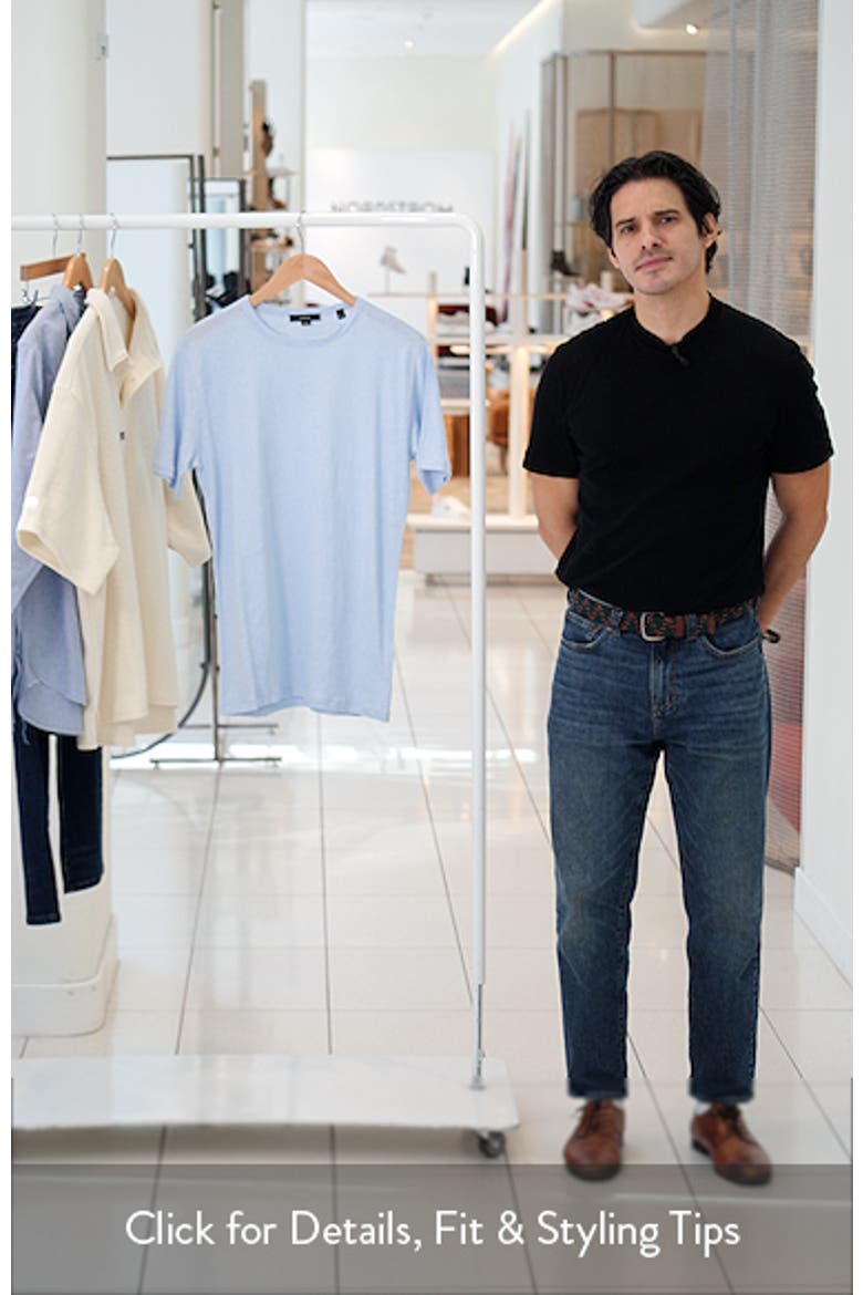 Slub Linen Crewneck T-Shirt video