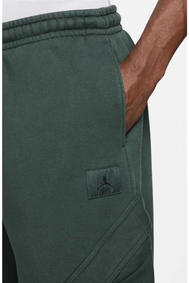 Flight Logo Fleece Cargo Sweatpants, Alternate, color, MIDNIGHT GREEN/ VINTAGE GREEN