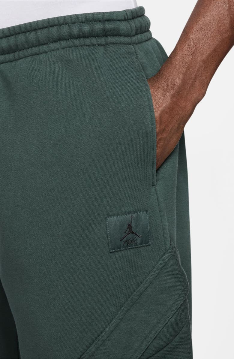 Jordan Flight Logo Fleece Cargo Sweatpants, Alternate, color, Midnight Green/ Vintage Green