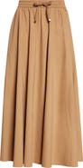 Herno Pleated Stretch Nylon Midi Skirt