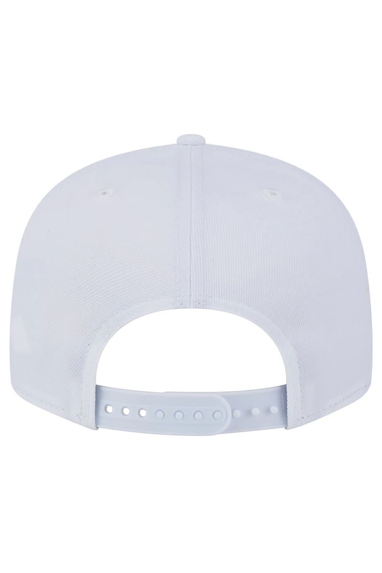 Men's New Era Detroit Lions Main White on White 9FIFTY Snapback Hat, Alternate, color, White