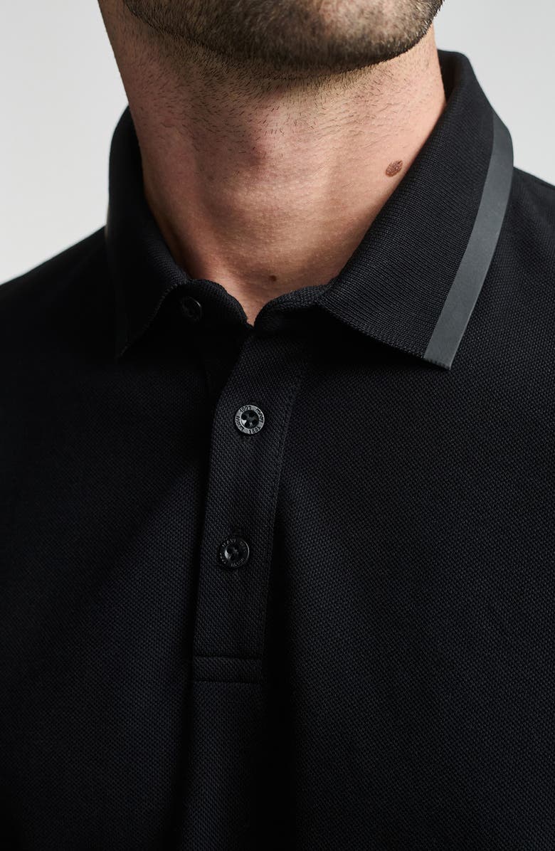 Mavi Jeans Trim Fit Contrast Collar Piqué Polo, Alternate, color,