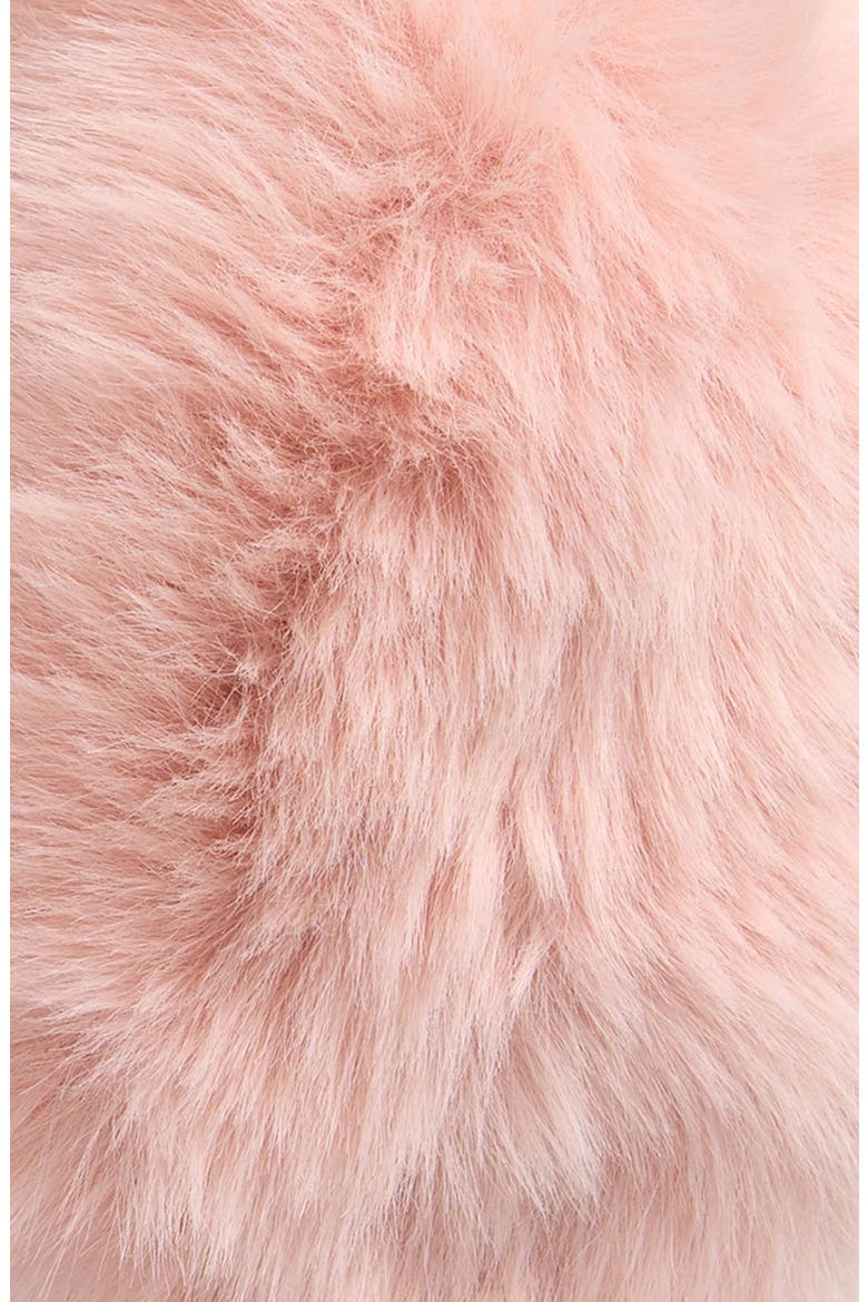 Kids' Faux Fur Scarf, Alternate, color, IVORY