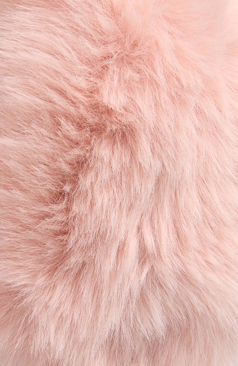 Cara Kids' Faux Fur Scarf, Alternate, color, Ivory