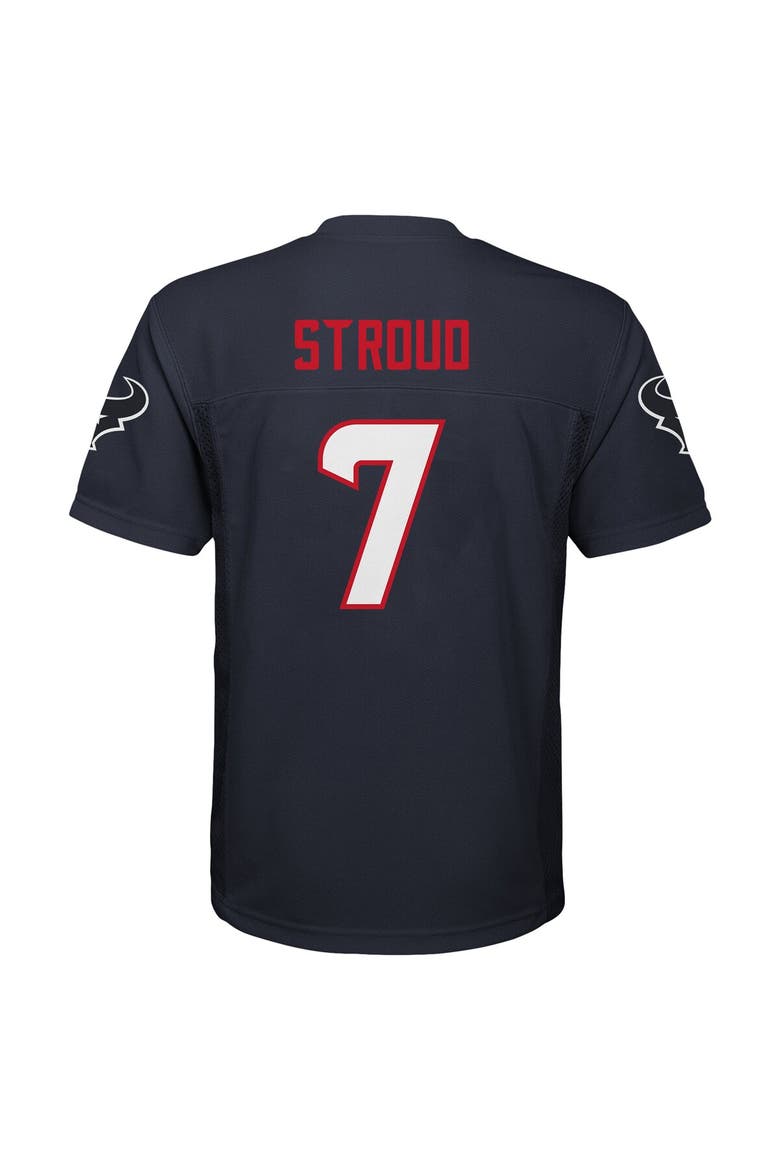Youth C.J. Stroud Navy Houston Texans Replica Player Jersey, Alternate, color, Navy