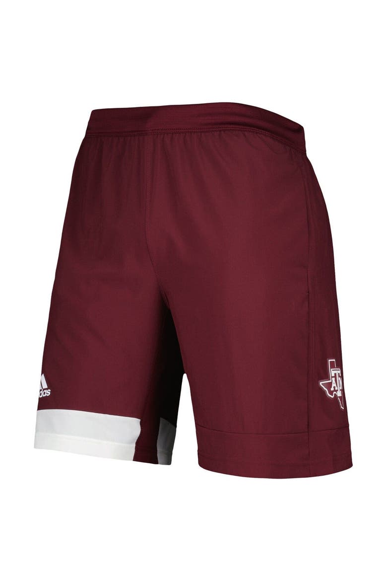 Men's adidas Maroon Texas A&M Aggies AEROREADY Training Shorts, Alternate, color, Maroon