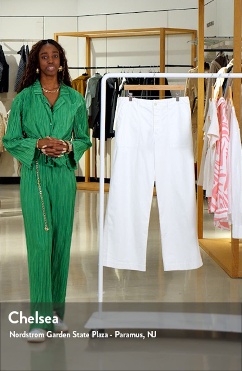 Leon Wide Leg Cotton Pants, sales video thumbnail