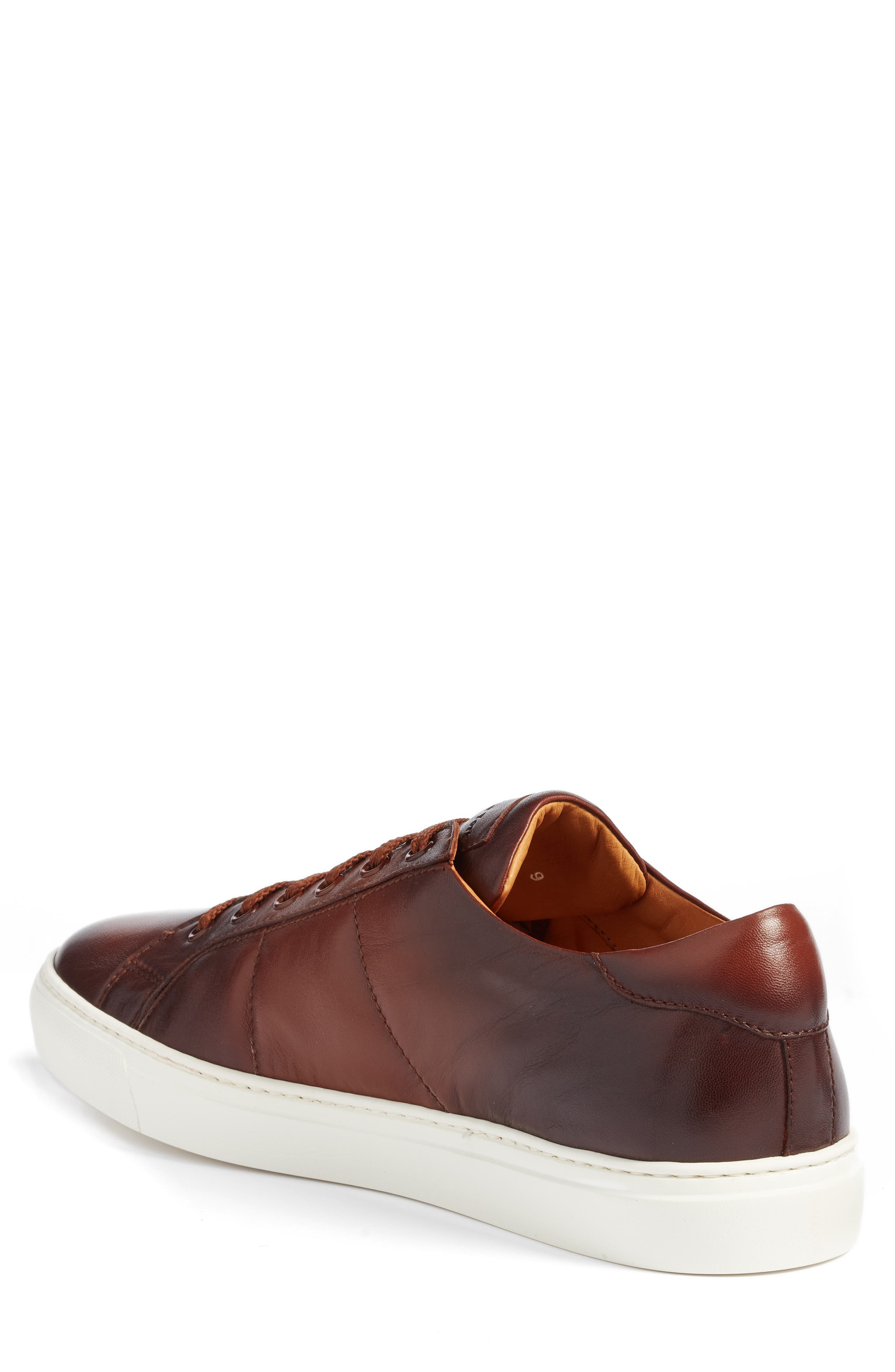 Colton Sneaker, Alternate, color, BROWN LEATHER