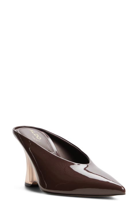 Teala Pointed Toe Wedge Mule