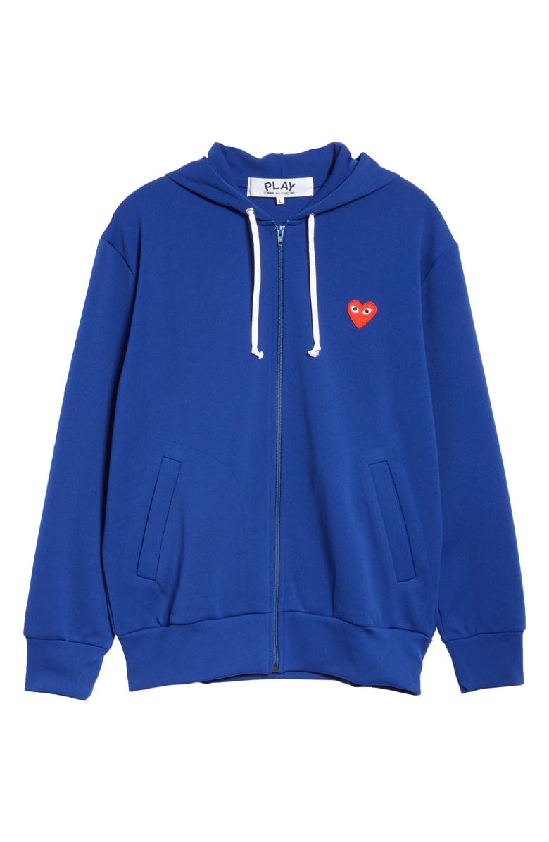 Comme des Garçons PLAY Zip-Up Hoodie, Alternate, color,