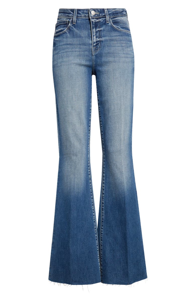 L'AGENCE Sera High Waist Flare Jeans, Alternate, color, Laguna