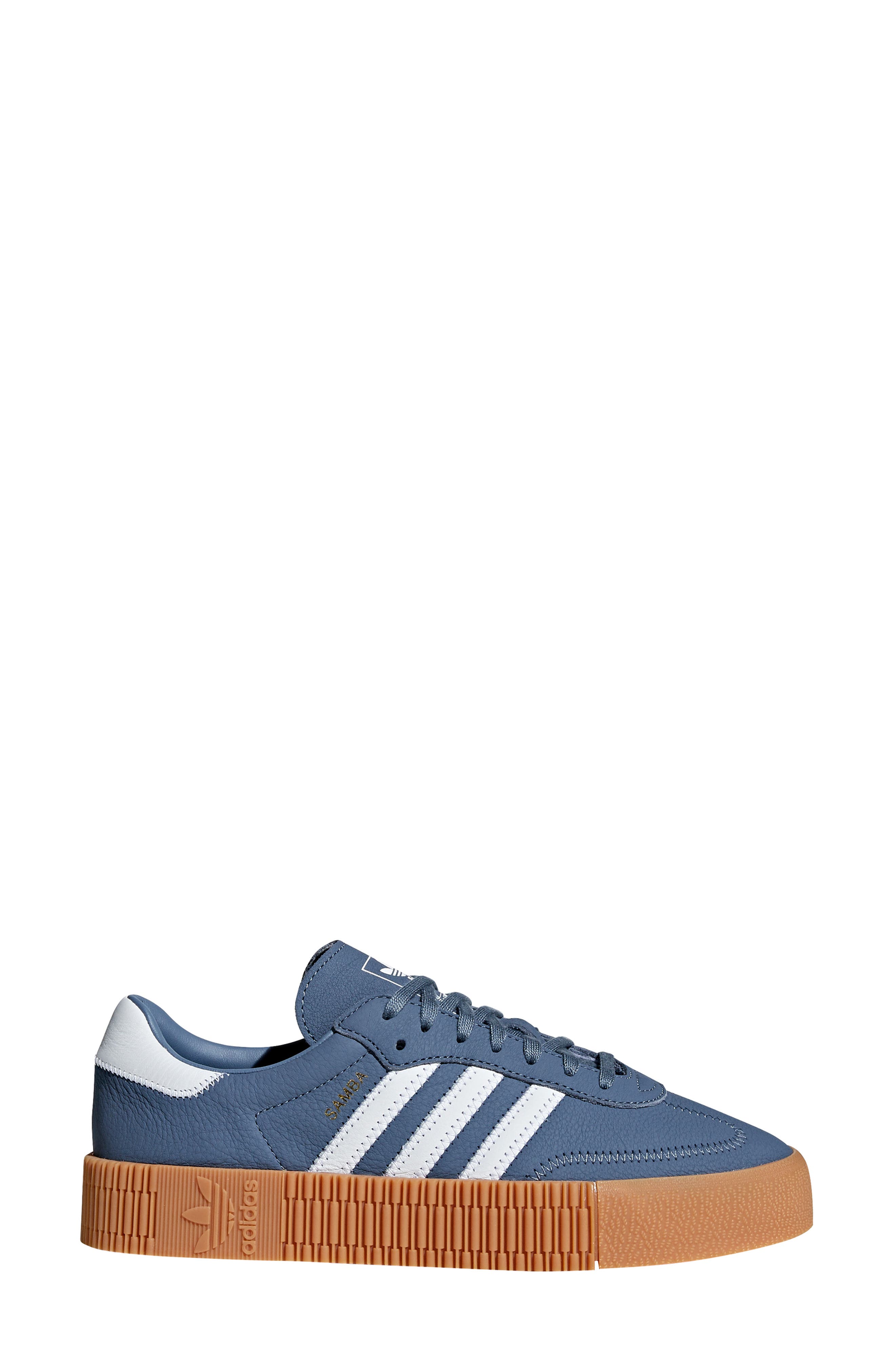 Samba Rose Sneaker, Alternate, color, RAW STEEL/ WHITE/ GUM