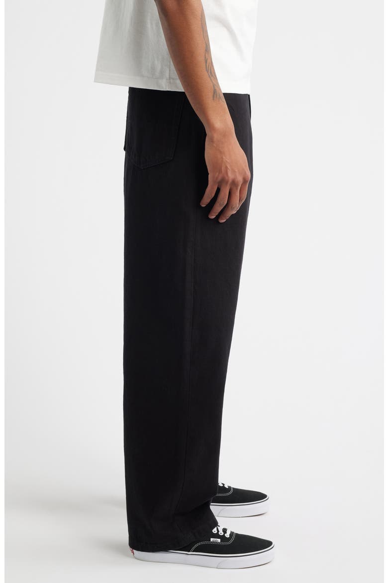 Check-5 Baggy Jeans, Alternate, color, BLACK