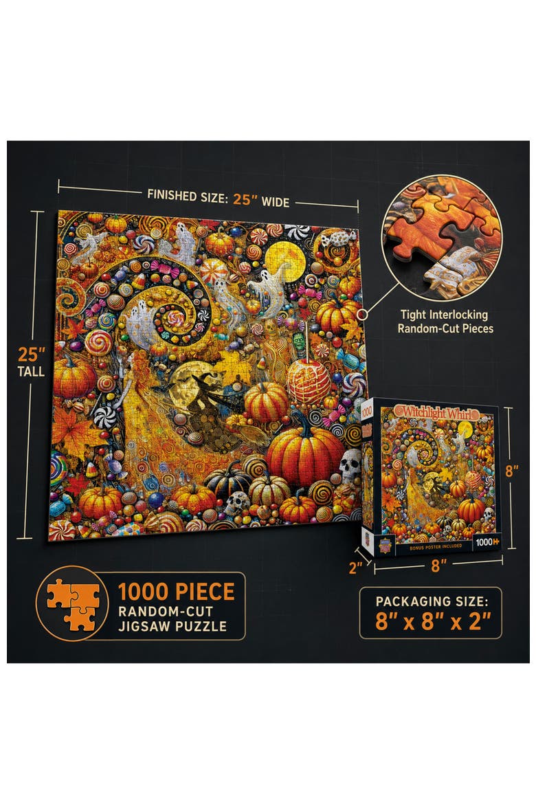 Witchlight Whirl 1000 Piece Puzzle, Alternate, color, Multicolor