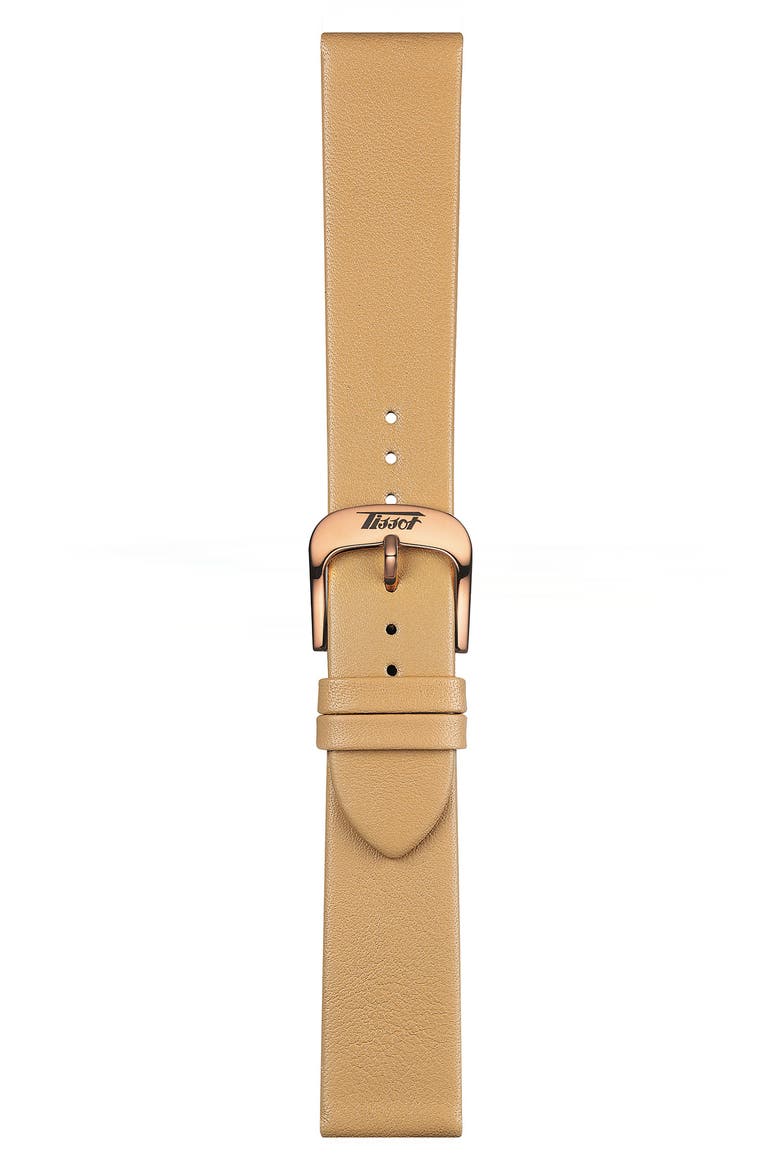 Heritage Visodate Leather Strap Watch, 40mm, Alternate, color, PINK/ WHITE/ ROSE GOLD