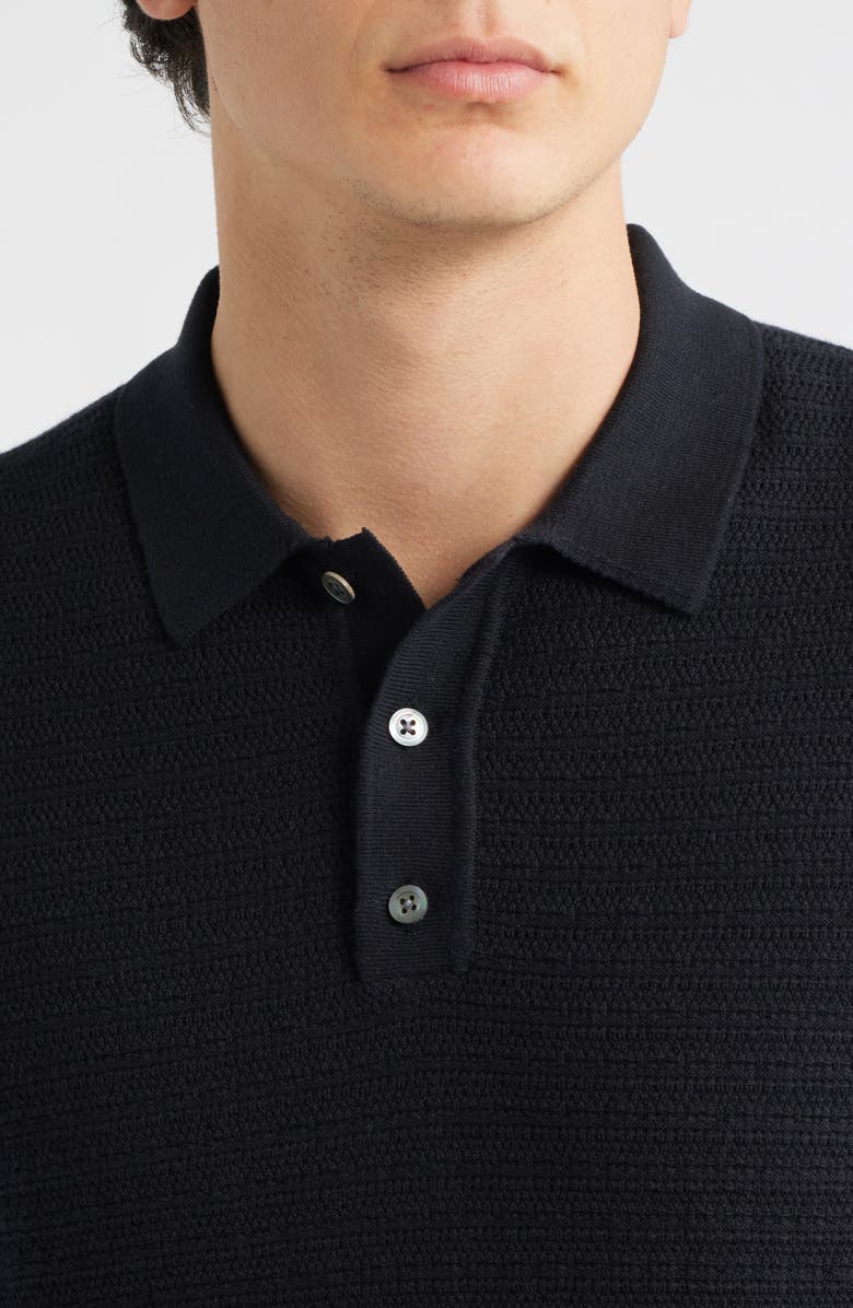 Billy Reid Lachlan Links Polo, Alternate, color, Black