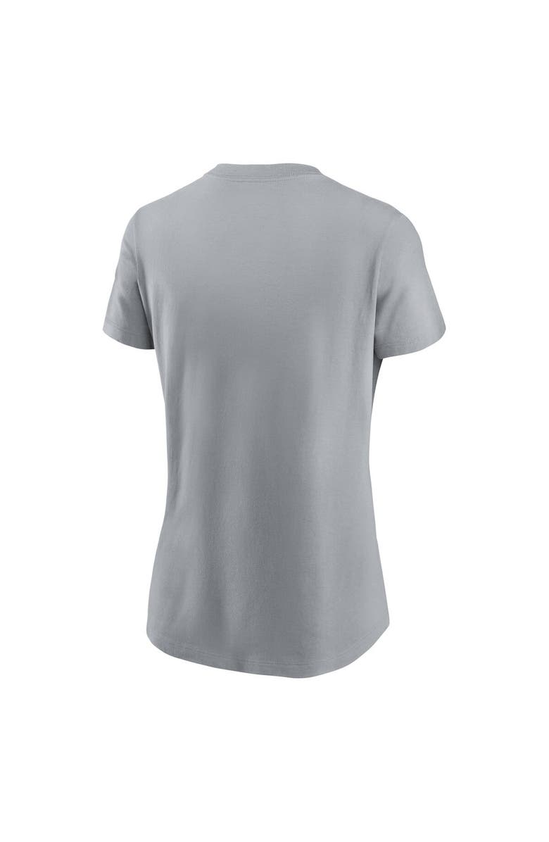 Nike Women's Nike  Gray Kansas City Chiefs 2023 NFL Playoffs Iconic T-Shirt, Alternate, color, 