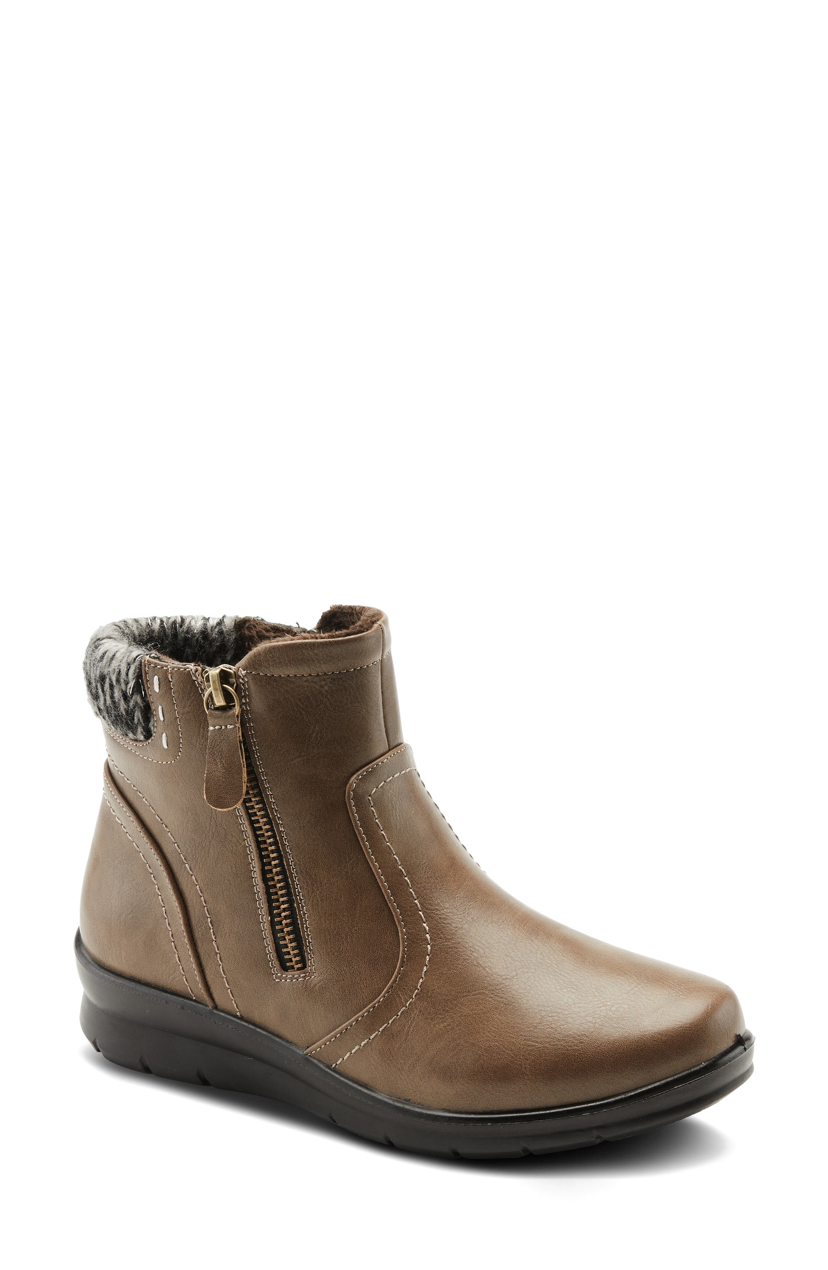 Flexus by Spring Step Snowed In Waterproof Bootie, Main, color, 