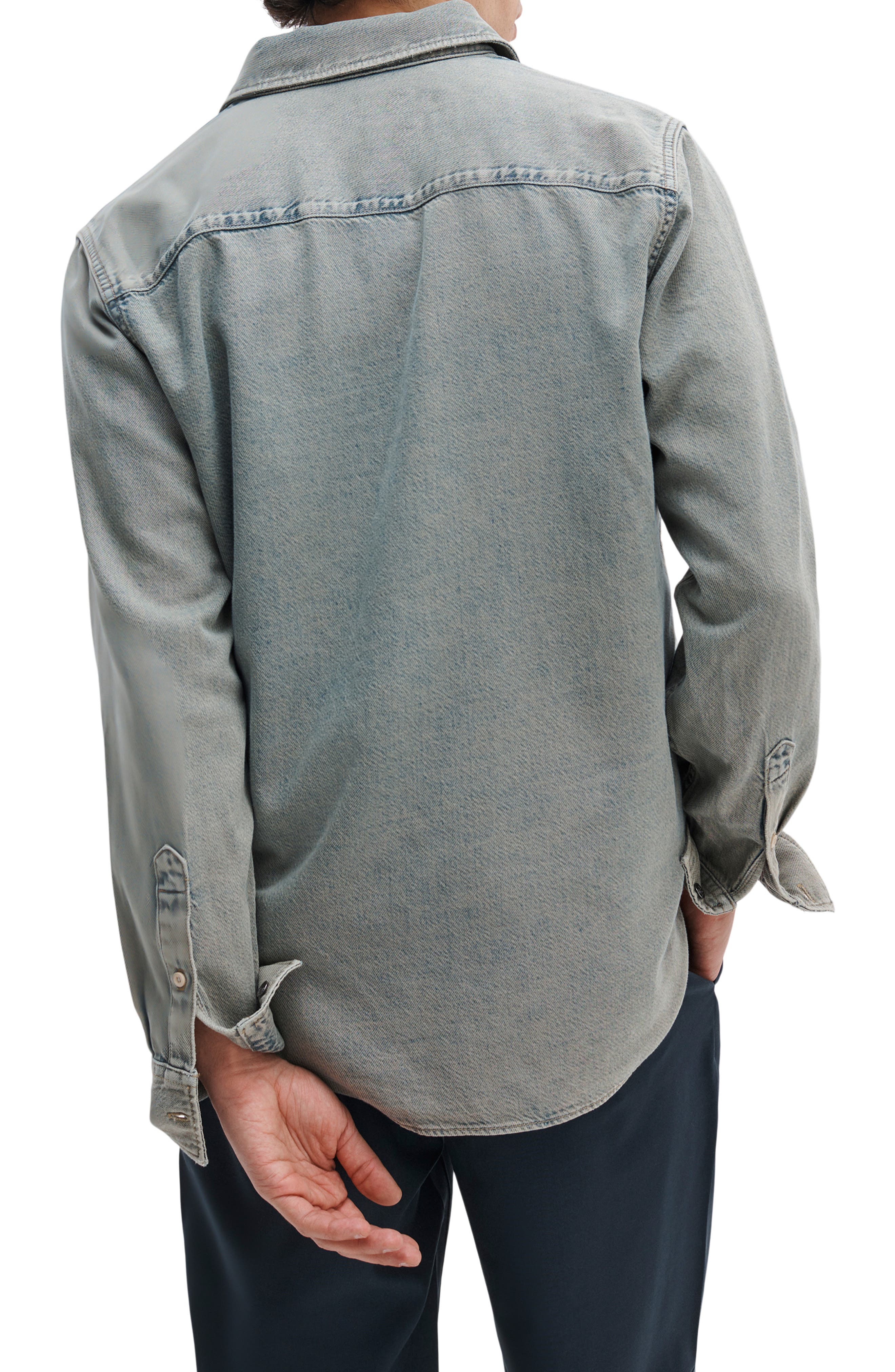 Мужские rag & bone Infuse Denim CPO Overshirt — фото 2