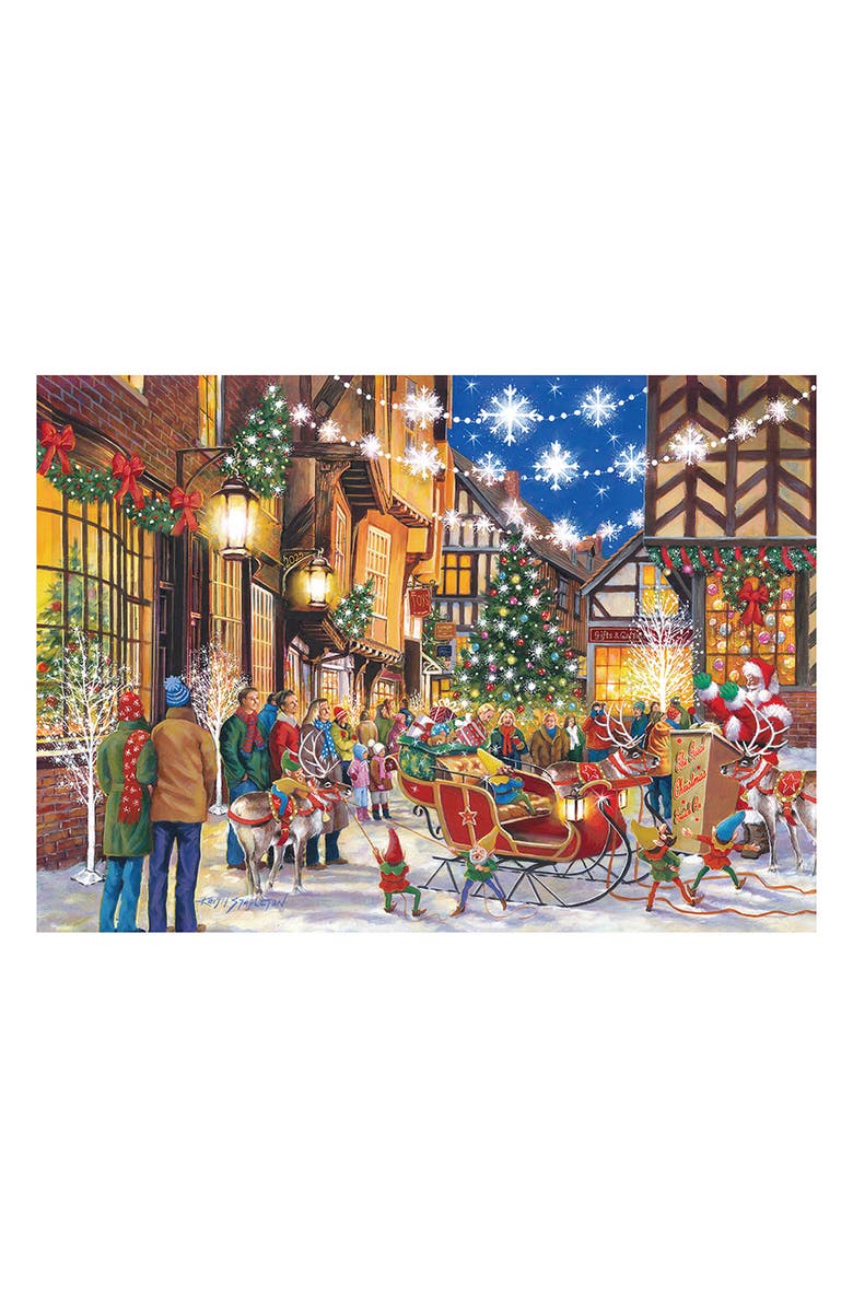 The House of Puzzles Santa Switch On 500-Piece Jigsaw Puzzle, Alternate, color, 