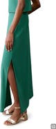 MANGO TEEN Solid Maxi Skirt