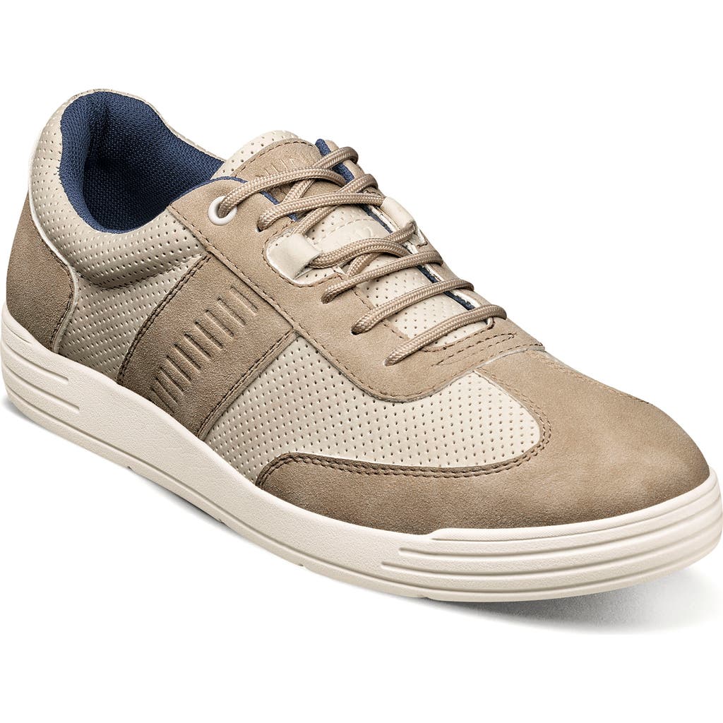 Nunn Bush Kore City Walk Court Sneaker In Taupe Multi