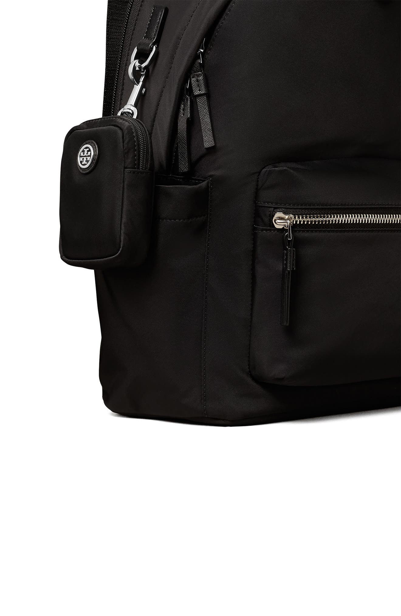 Tory Burch Virginia Key Fob Mini Nylon Case, Alternate, color, 