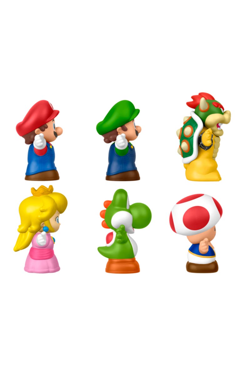 Super Mario Set of 6 Figurines, Alternate, color, SUPER MARIO