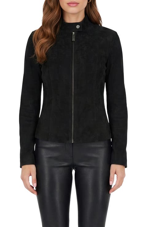 Genuine Metis Suede Zip Jacket