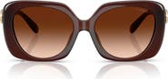 COACH 55mm Gradient Square Sunglasses