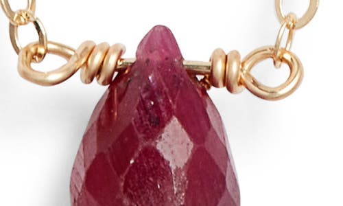 Nashelle Birthstone Pendant Necklace In Gold