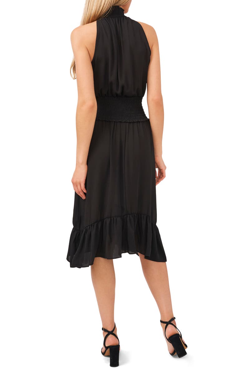 1.STATE Sleeveless Smocked Waist Dress, Alternate, color, 